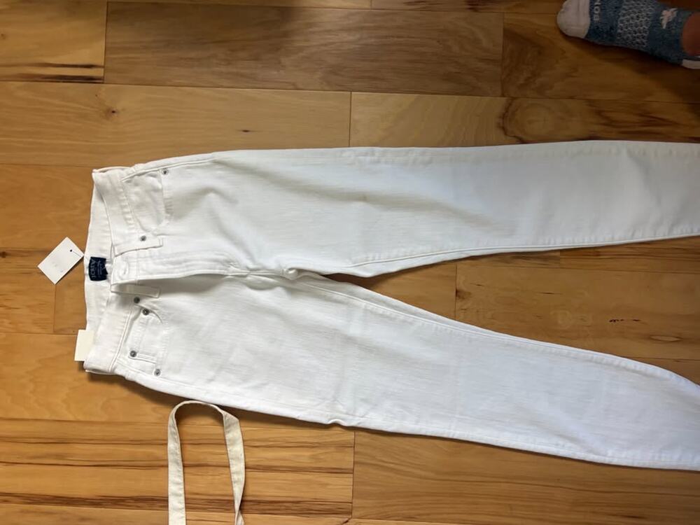 J.Crew White High-Rise Skinny Jeans - Size 25 - NWT